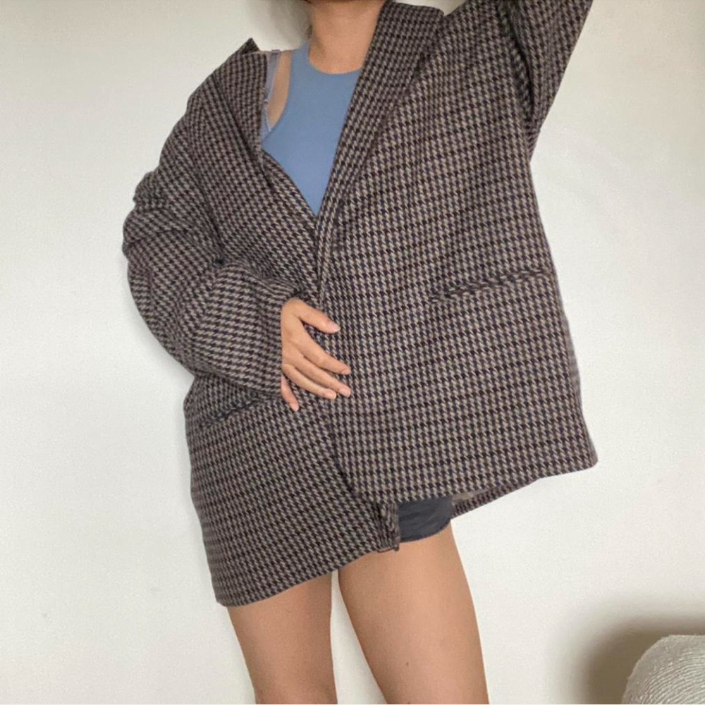 Vintage wool blended blazer